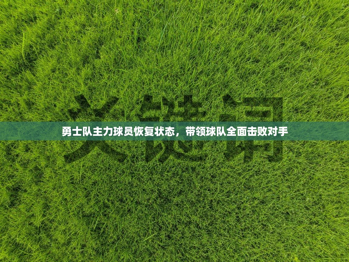 勇士队主力球员恢复状态，带领球队全面击败对手  第1张