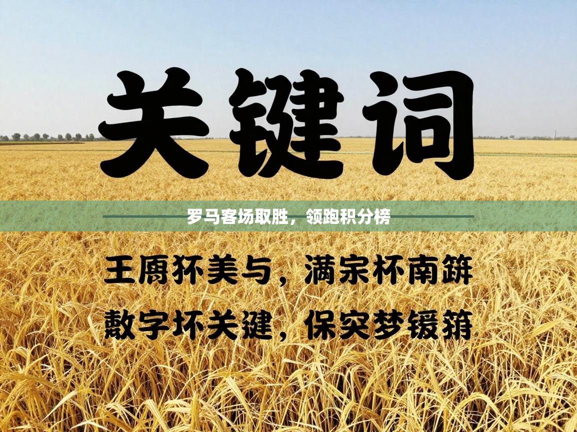 罗马客场取胜，领跑积分榜  第2张